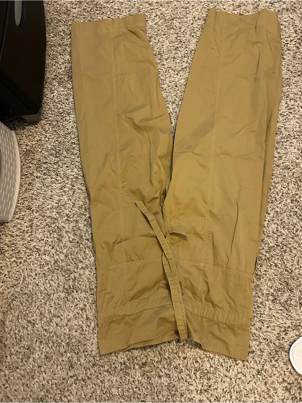 Free People NEW Paperbag Waist Pants in Tan